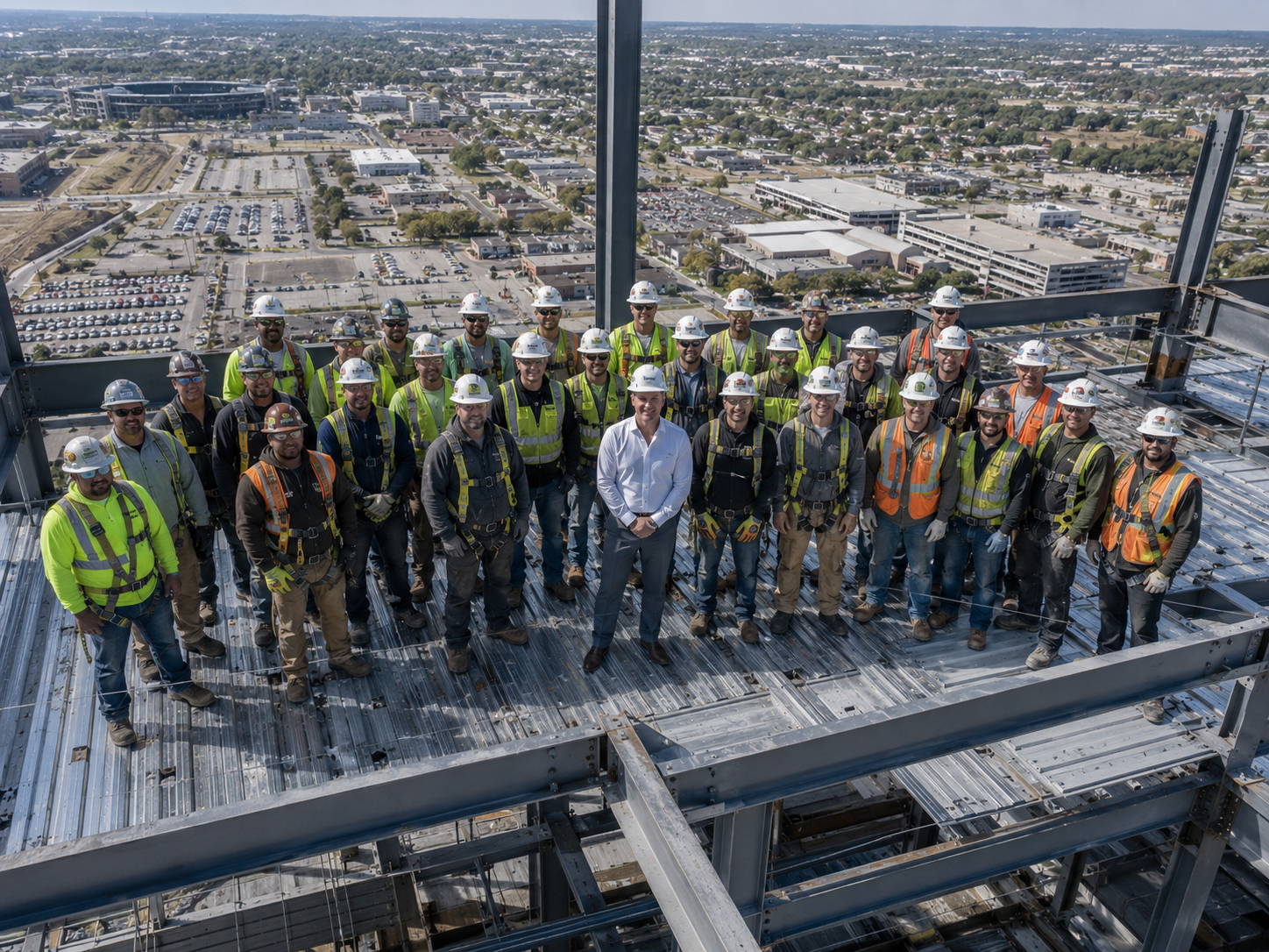 Hartmann Forge construction team on site