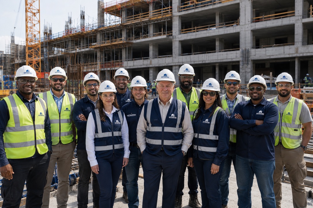 Hartmann Forge leadership and field team on site